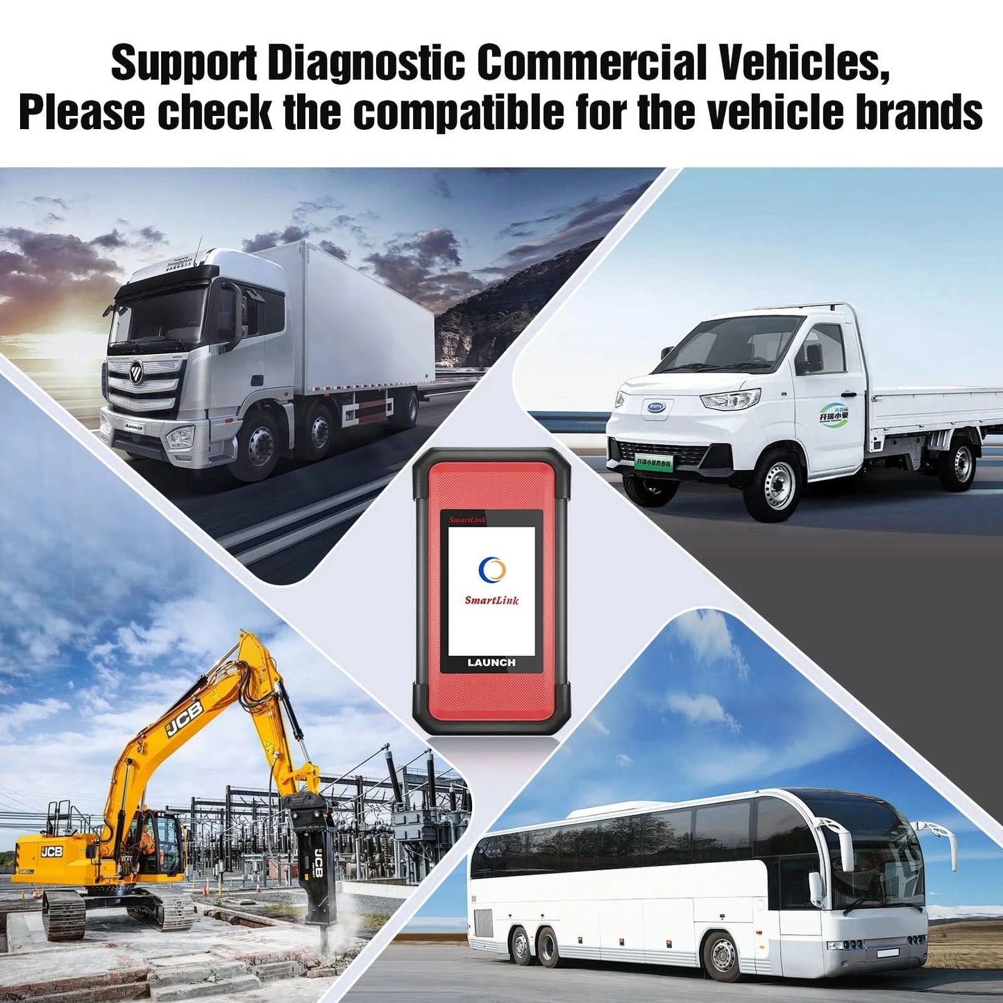 USA EU Warehouse LAUNCH X431 SmartLink C2.0 Professional Heavy Duty Truck Diagnostic Module
