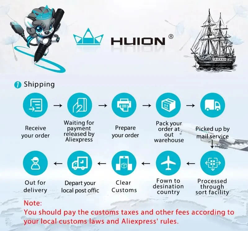 HUION Kamvas 22 Plus Graphic Pen Display Digital Art Painting Tablet QD Monitor 21.5 inch with Anti-glare Etched Glass 140%sRGB