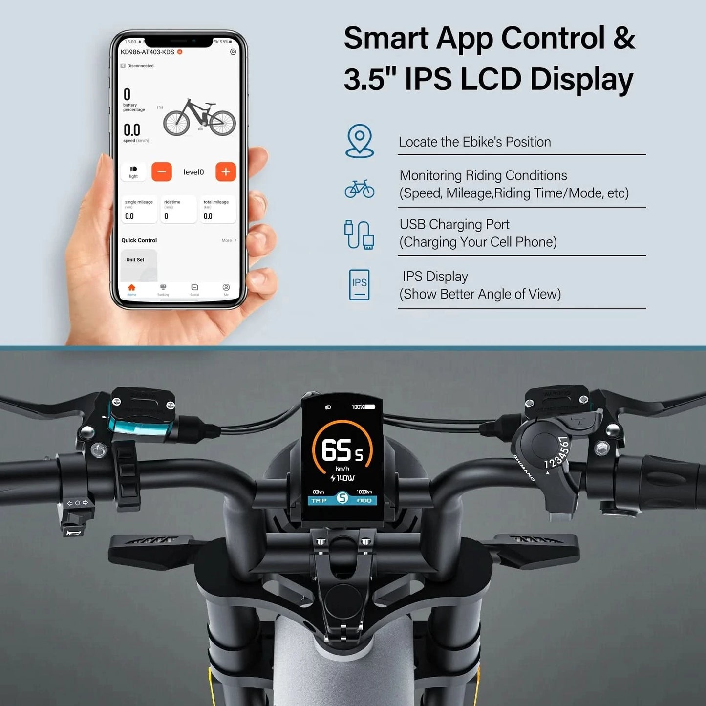 COSWHEEL CT20S 65km/h Electric Bike for Adults 2000W Motor 60V 27.5AH Battery 100Miles Long Range Ebike 20x5" Fat Tire E Bike
