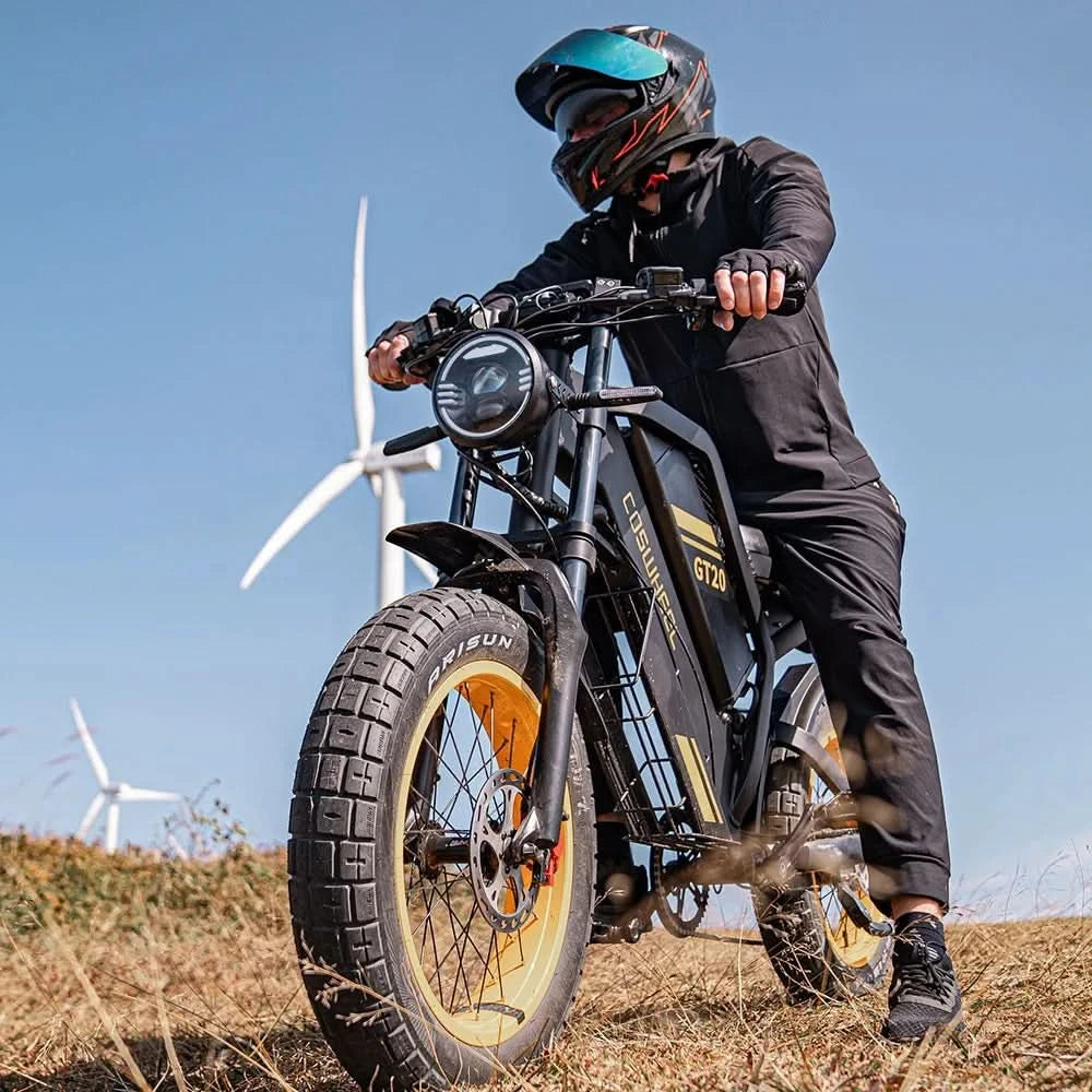 COSWHEEL GT20 Snow E Bike EU Warehouse IMPORT ELECTR BIKE Electric Assist Bicycle Fat Tire Electric Bikes US Stock 28mph Ebike