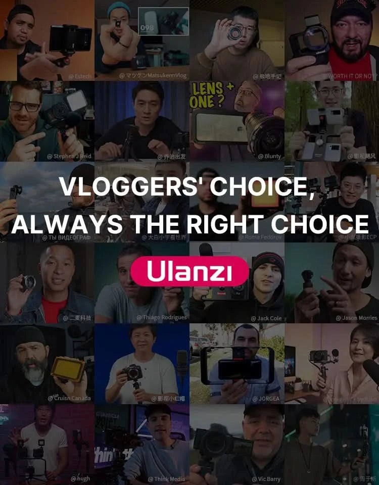 Ulanzi U-Rig Pro Smartphone Video Rig w 3 Shoe Mounts Filmmaking Case Handheld Phone Video Stabilizer Grip Tripod Mount Stand