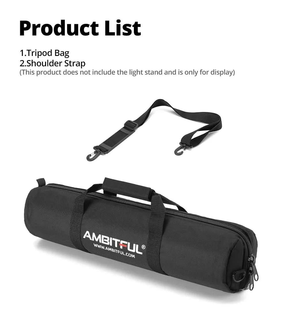 50cm - 125cm Padded Camera Monopod Tripod Carrying Bag Case Light Stand Carry Bag Umbrella Softbox Carrying Bag