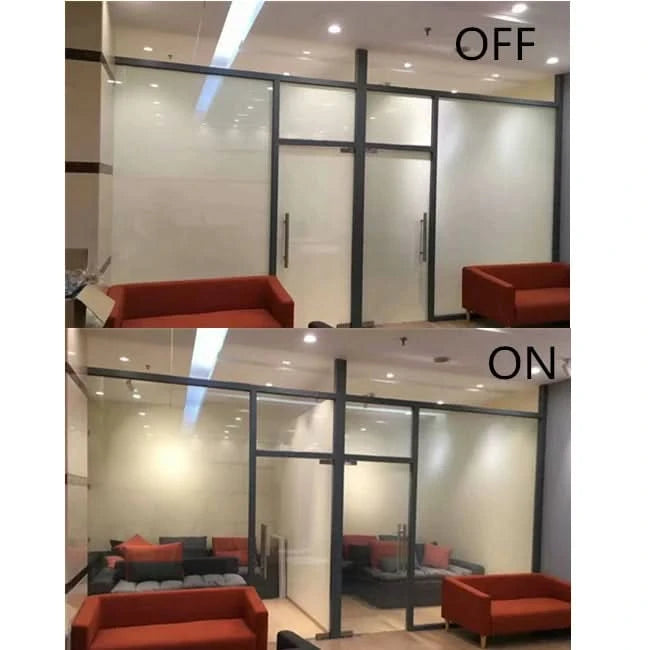 Smart Glass Privacy Window Electric Switchable Smart Glass PDLC Film Smart Film Sample