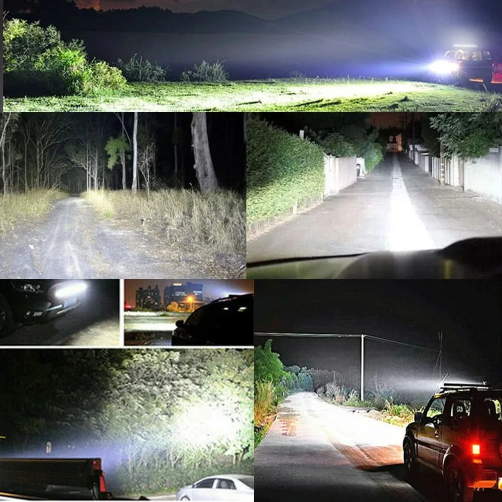 CO LIGHT 50 inch 240W Slim LED Light Bar Single Row Spot Flood Combo Beam Offroad Led Work Light 12V 24V for ATV SUV Lada Boat