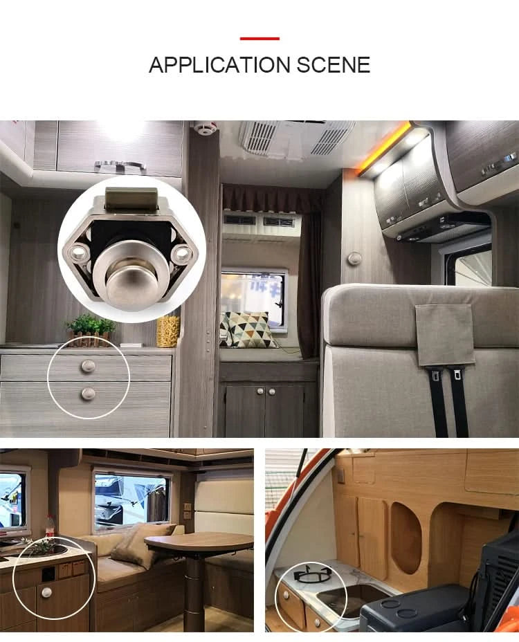 10 STÜCK NAIERDI Wohnmobil-Druckschloss 20mm/26mm Wohnwagen Boot Wohnmobil Schrank Schubladenverriegelung Knöpfe für Möbelbeschläge