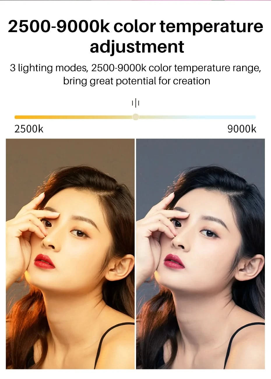 Ulanzi VIJIM VL81 VL200 3200k-5600K Dimmable Mini LED Video Light for Smartphone SLR Camera Rechargable Vlog 3000mAh Fill Light
