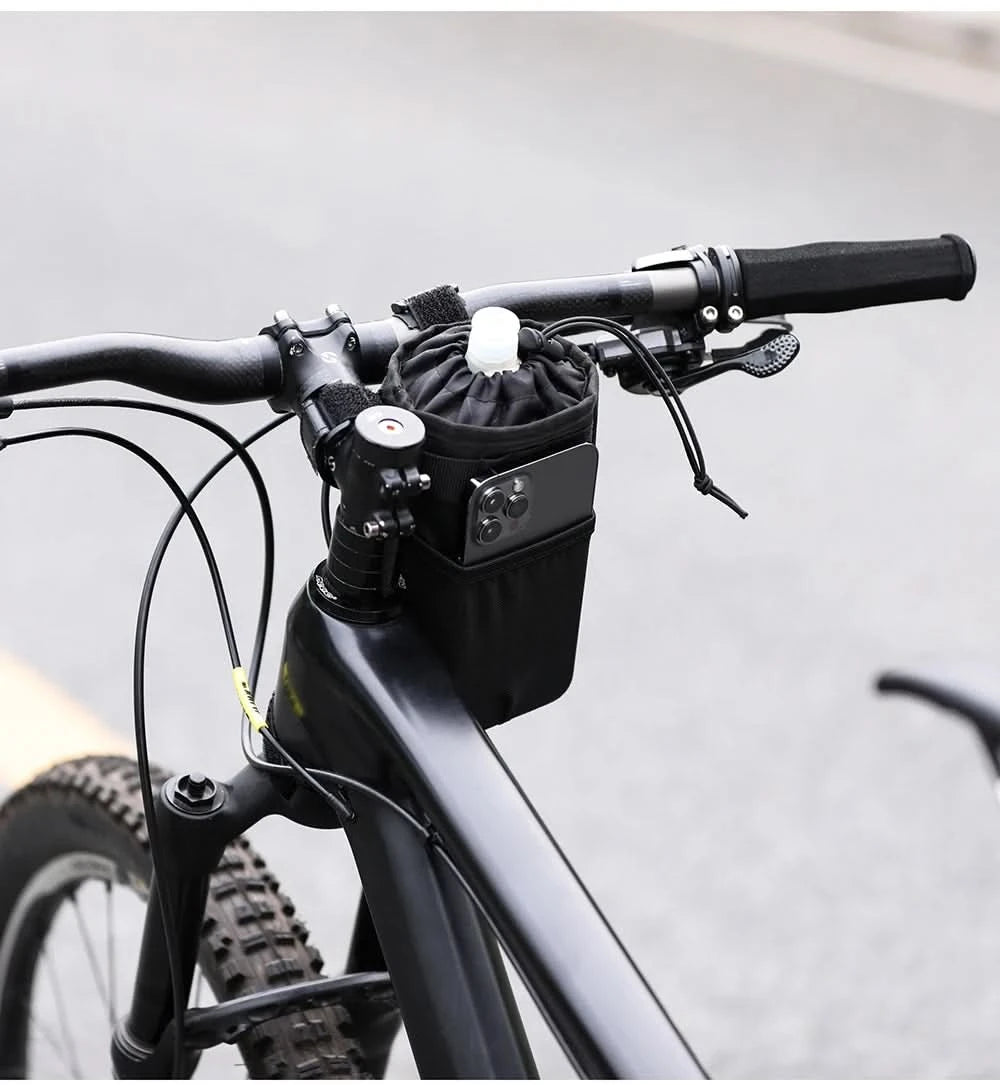 Rhinowalk Bicycle Bag Cycling Water Bottle Carrier Pouch MTB Bike Insulated Kettle Bag Riding Handlebar 1pc or 2pcs Accessories