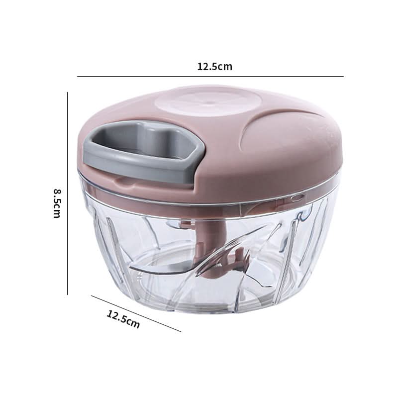 Small Manual Garlic Press & Meat Grinder, Kitchen Chopper for Food Prep
