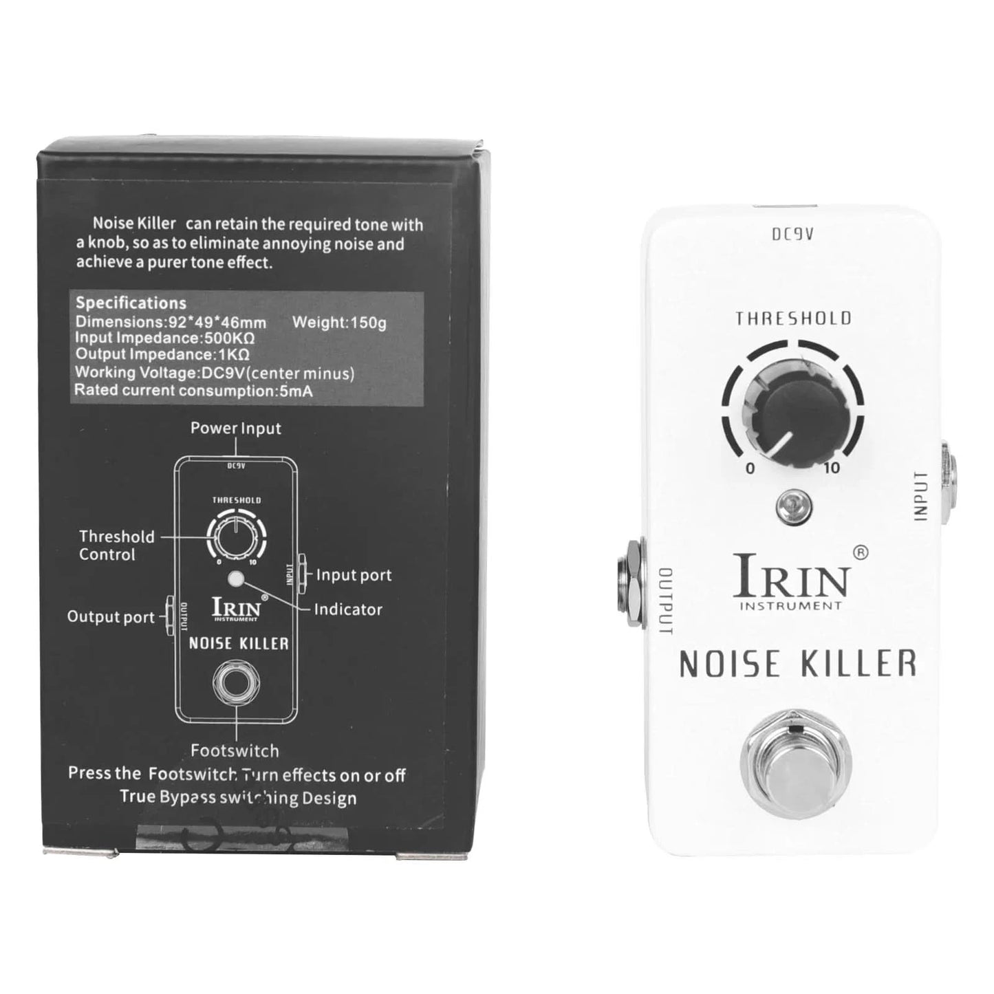 IRIN Noise Killer Guitar Pedal RS-15 Electric Guitar Effect True Bypass Mini Single Guitar Pedal Guitar Accessories & Parts