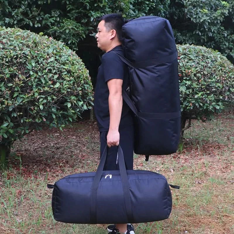 Super Large Capacity Travel Bag Outdoor Camping Backpack Waterproof Handbag 1680D Oxford Cloth Luggage Bag 55L/100L/150L