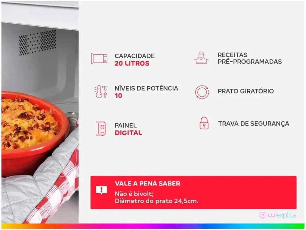 Consul 20L Gray-220V Microwave