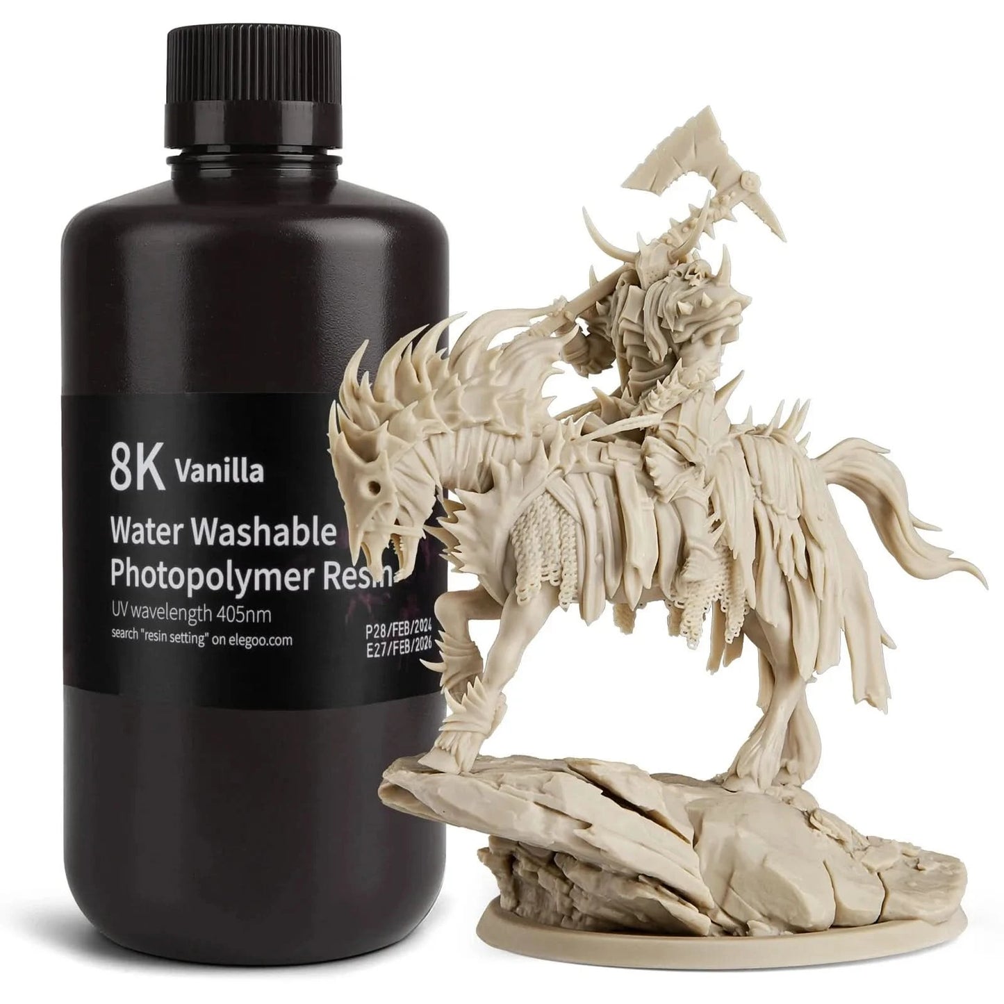 Elegoo 1KG/2KG/4KG UV Resin 2.0 For 3D Printer SATURN 3 ULTRA 3D Printing Material UV Resin Normal 1kg Liquid Bottle