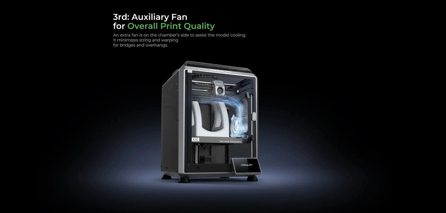 Creality k1/K1MAX /K1C 3D Printer Max. 32MM³/S Flow Hotend  Printing Speed 600MM /S Dual-gear Direct Drive Extruder