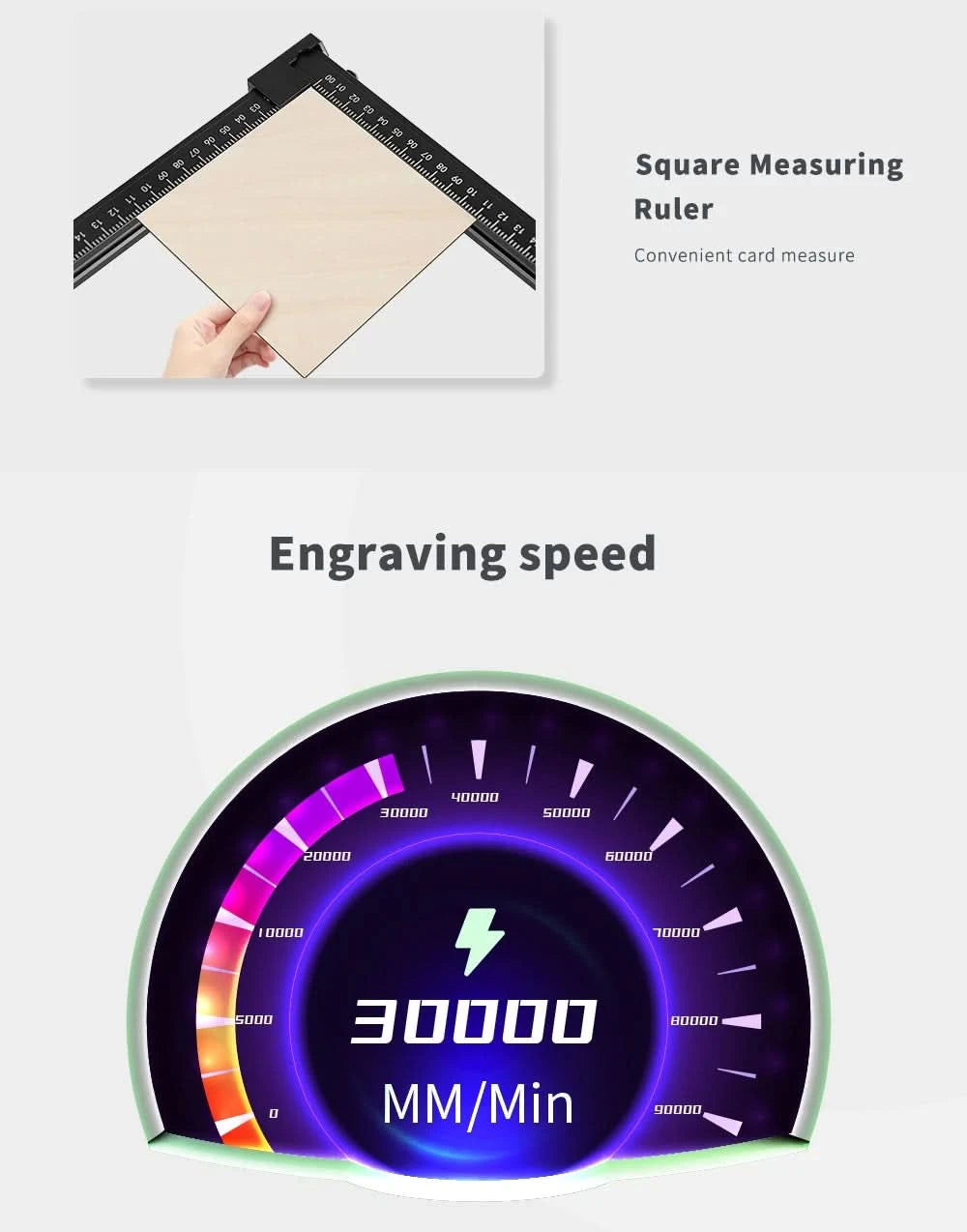 Twotrees 40W/80W Woodworking CNC Laser Engraver TTS PRO Wifi APP Control Metal Glass Ceramic Engraving Wood MDF Acrylic Cutting