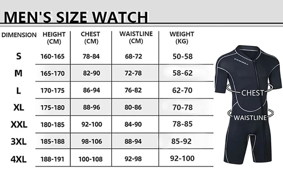 Scuba wetsuit 1.5MM-3MM One-piece neoprene Men Women Full Body Wetsuit Sunscreen White Warm Swimsuit Swimming Surfing Snorkeling