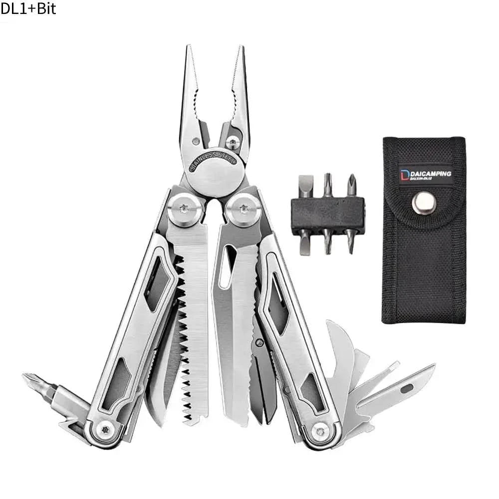 Daicamping DL12 DL1 DL3 DL8 Clip Multifunctional Clamps Folding Knife Tool Multitools Cable Camping Gear Multi Pliers Multi-tool