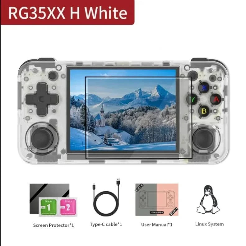 ANBERNIC RG35XX H Retro Handheld Game Console Linux System 3.5-inch IPS Screen Portable Console 5G WIFI HDMI TV Output PSP Gift