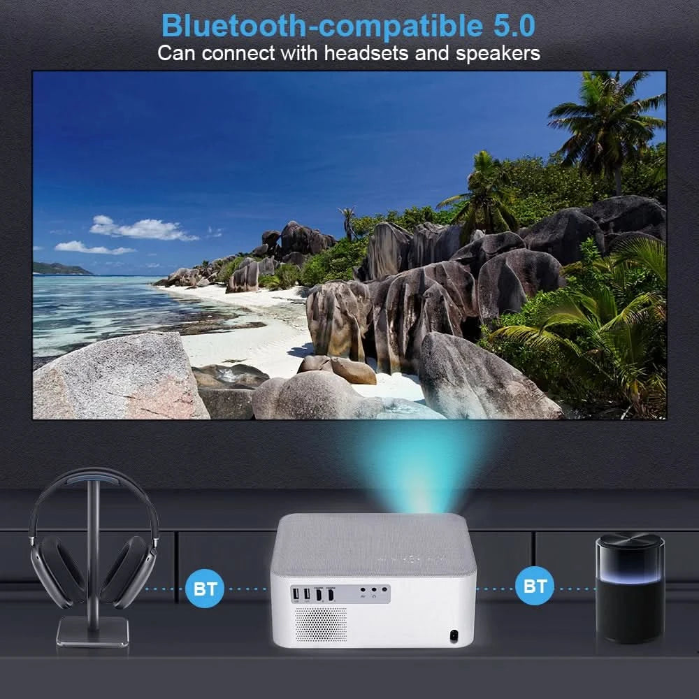 ThundeaL TD92 Pro Full HD Projector Portable Home Theater for 2K 4K 1080P Video Android WIFI Phone TD92Pro Beam Projector Cinema