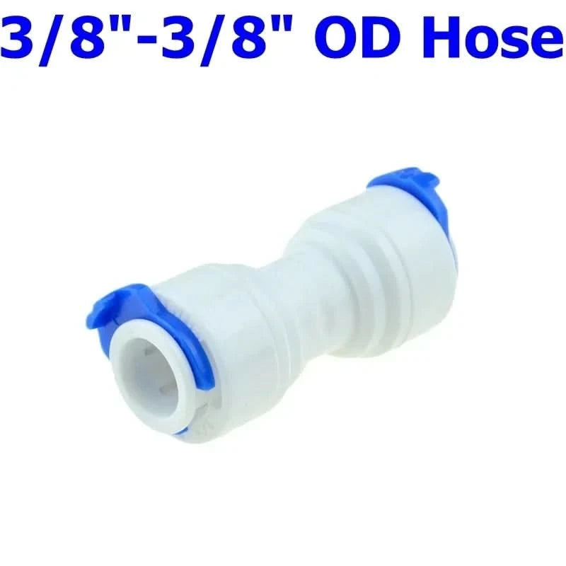 Reverse Osmosis Quick Coupling 1/4 3/8 Hose Connection Tee Y Connector 2 Way Equal Elbow Straight RO Water Plastic Pipe Fitting