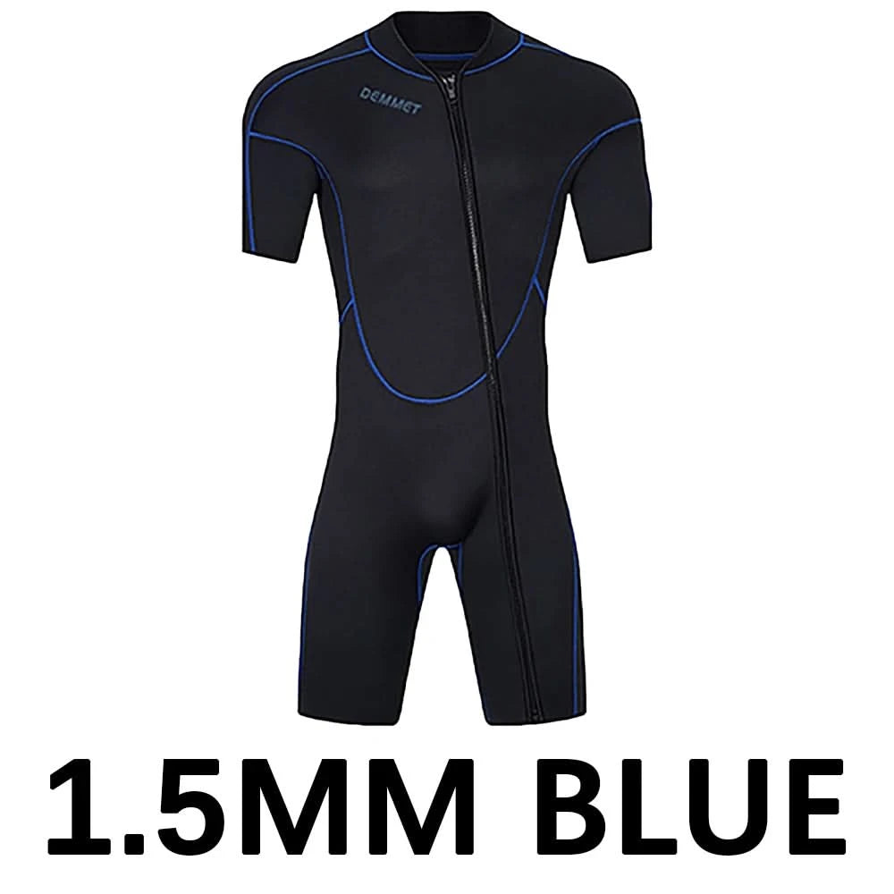 Scuba wetsuit 1.5MM-3MM One-piece neoprene Men Women Full Body Wetsuit Sunscreen White Warm Swimsuit Swimming Surfing Snorkeling