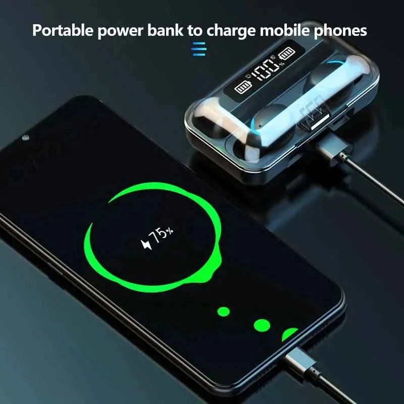 Brazil Fones de ouvido F9-5 Bluetooth sem fio Fones de ouvido Bluetooth com display LED enviados do Brasil