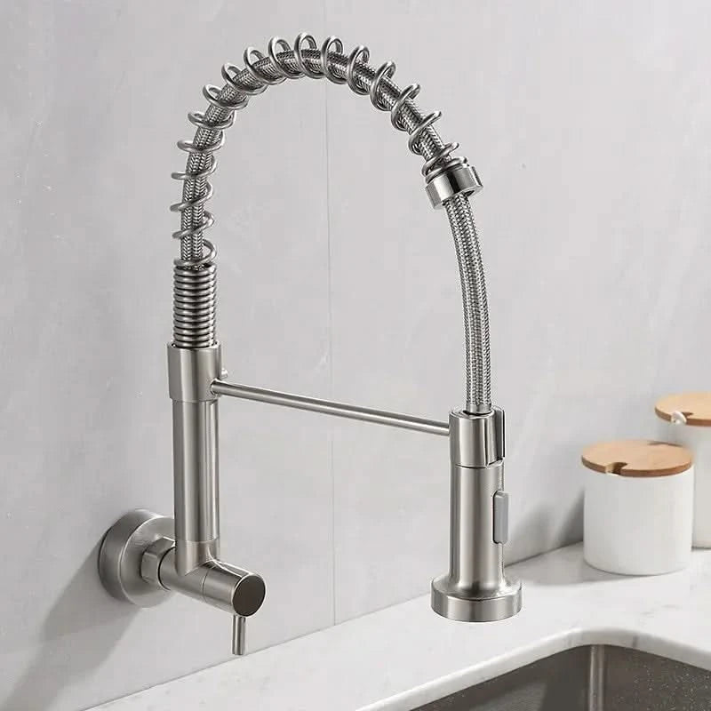 Torneira Cozinha Gourmet 50cm Spray Articulado 2 Jatos 100% Metal Cromada Envio 12h SP