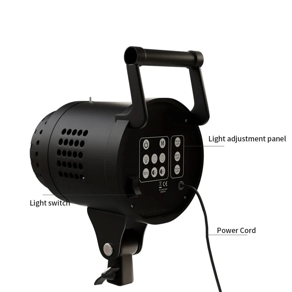 135W Photography LED Video Light  Daylight-Balanced Sun Lamp for Portrait Flash Studio Accessories Youtube Live