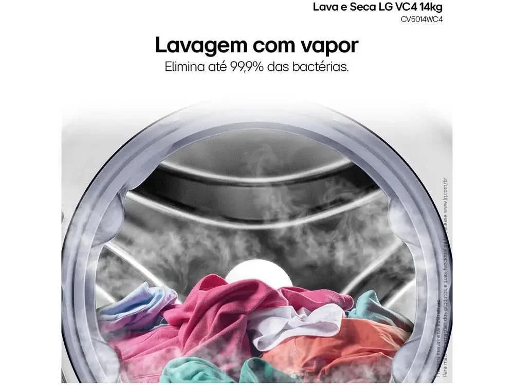 Lava and Dry LG 14kg Smart VC4 CV5014WC4 with-110V