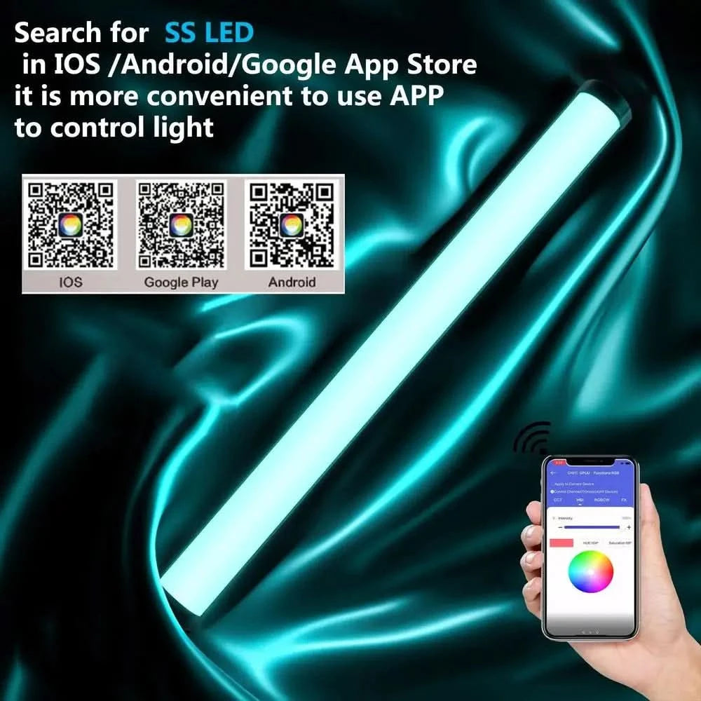 Sokani X25 RGB LED Video Light Handheld Tube Wand Stick Light CTT Photography Lighting 3000mAh APP Control for YouTube Tiktok