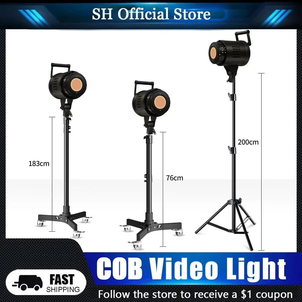 135W Fotografie LED Videoleuchte Tageslichtausgeglichene Sonnenlampe für Portraitblitz Studiozubehör Youtube Live