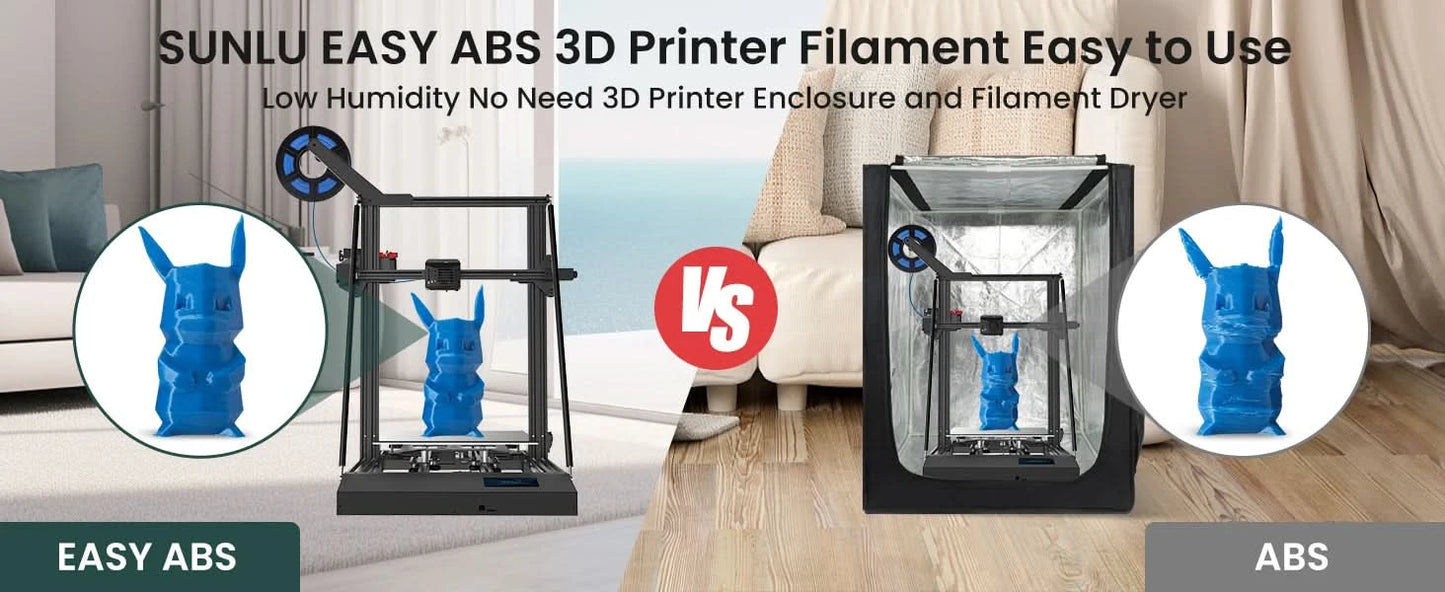 SUNLU 10KG 3D Filament PLA/PLA PLUS/PETG/Easy ABS Filamnet 1.75mm 10Roll 1KG Neatly Wound 3D Printer Filament for 3D Printer