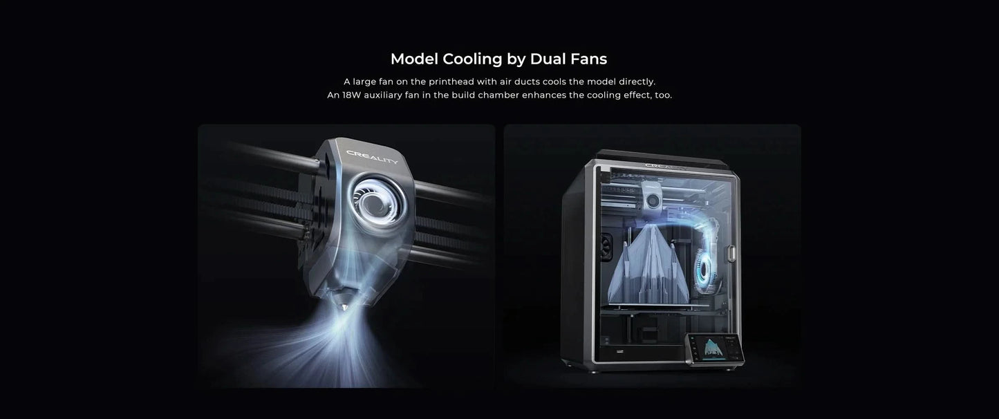 Creality k1/K1MAX /K1C 3D Printer Max. 32MM³/S Flow Hotend  Printing Speed 600MM /S Dual-gear Direct Drive Extruder