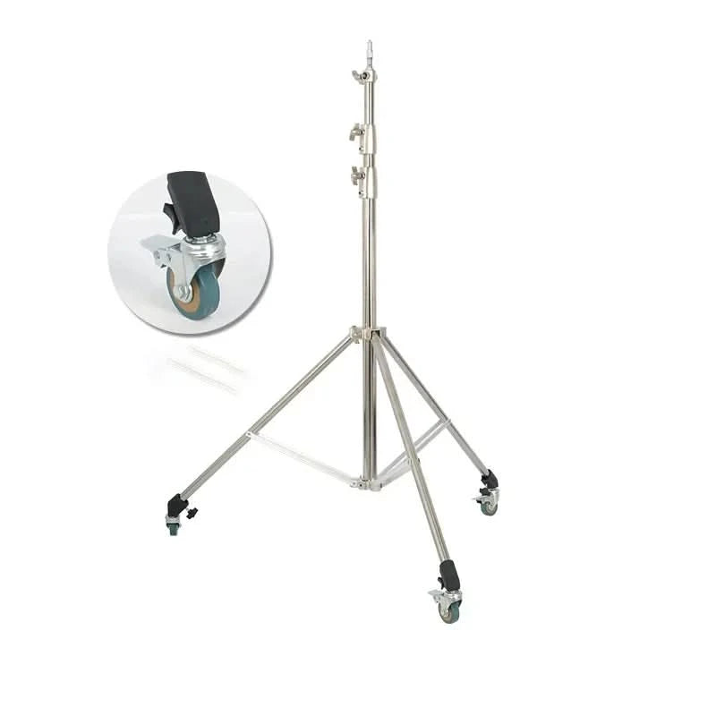 Super Stable Stainless Steel Big Tripod 2.8M Foldable Lighting Stand Tripod Photography For Fill Spot Light Softbox Photo Studio