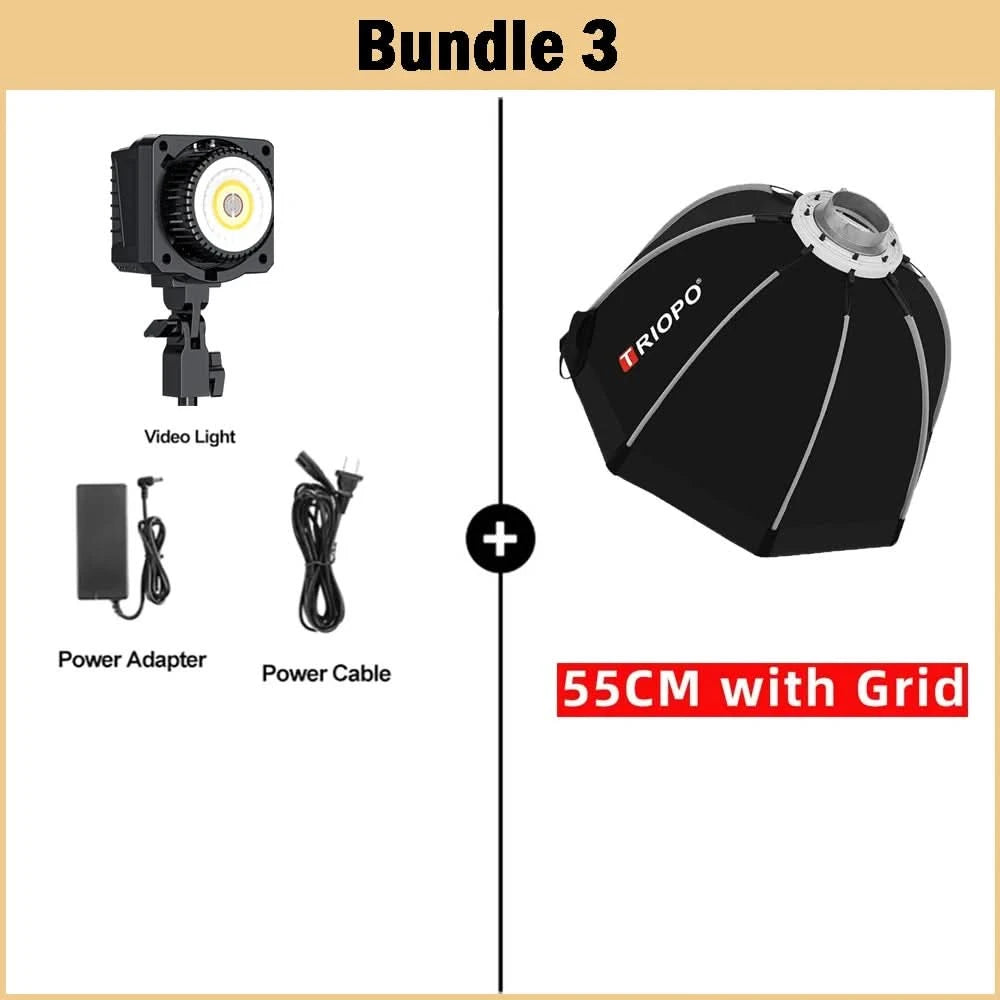 【DO BRASIL】Sokani X60 Mini 60W RGB Bi-Color LED Video Light Wireless Bowens Mount for Youtube TikTok Photography Shooting