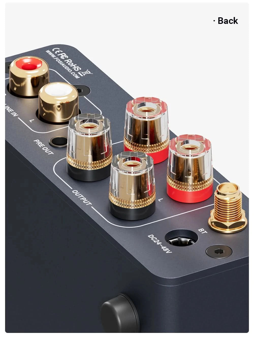 Fosi Audio BT20A Pro TPA3255 Bluetooth Sound Power Amplifier 300W x2 Mini HiFi Stereo Class D Amp Bass Treble For Home Theater