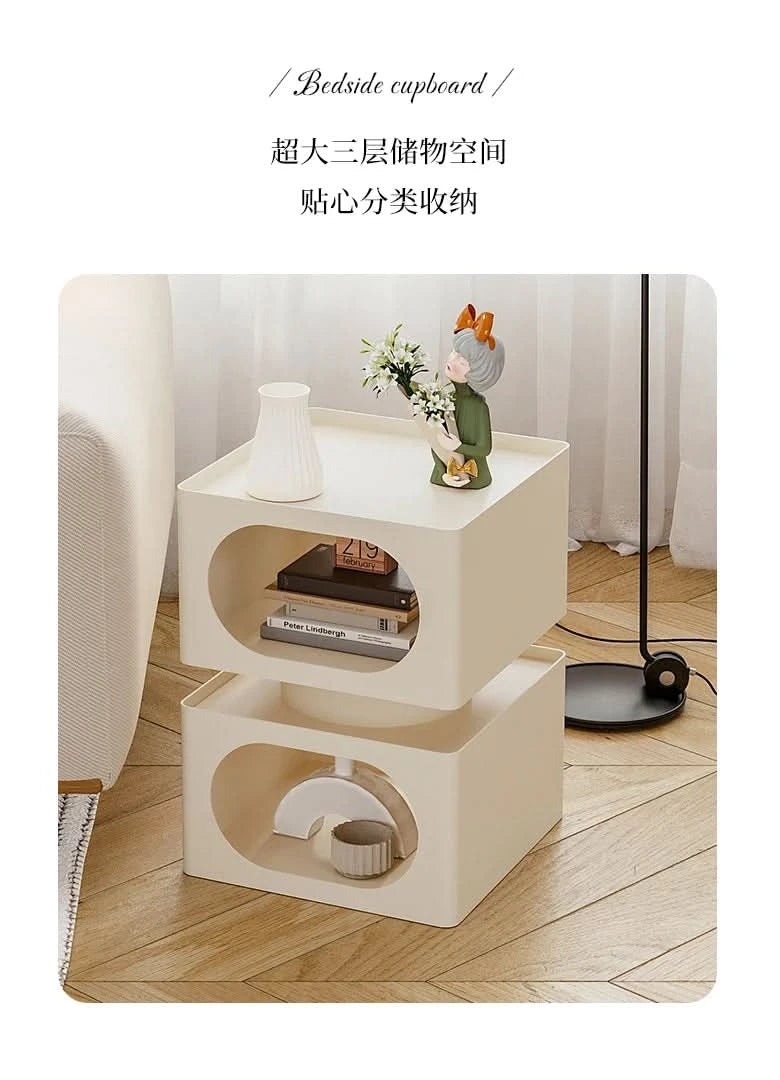 Bedroom Nightstands Side Bed Nordic Modern Corner Low Table Narrow Bedside Table Drawer Mesa De Noche Dormitorio Furniture