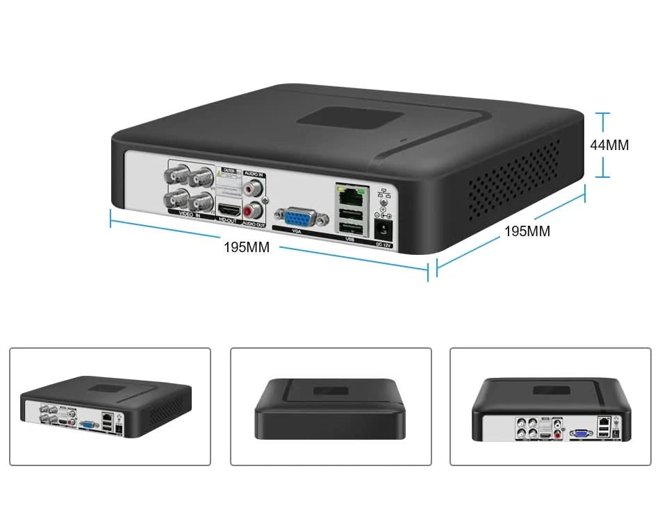 Smar Security Camera System 4CH 5M-N HD DVR Kit CCTV 4PCS 5MP AHD Camera Outdoor Home Security System Video Surveillance Set