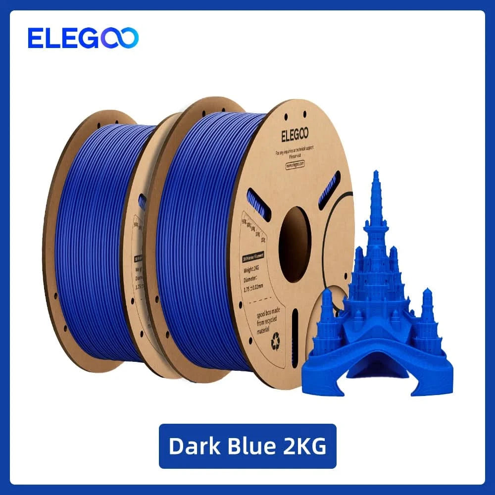 ELEGOO 1.75mm PLA Filament 1kg Plastic 3D PLA for 3D Printer Consumables Material for FDM 3D Printer NEPTUNE 3 PRO