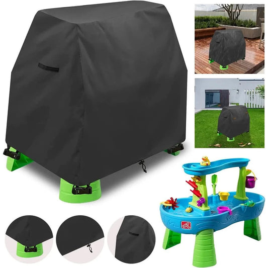 Abdeckungen für Sand- und Wassertisch-Spielzeuge, wasserdichte Outdoor-Wasserspieltischabdeckung für Step2 Rain Showers Splash Pond Wassertisch