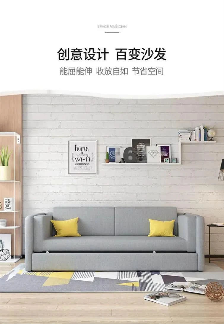 Folding Lounge Living Room Sofas Double Cushion Game Adults Sofa Comfortable Multifunctional Meubles De Salon Home Furniture