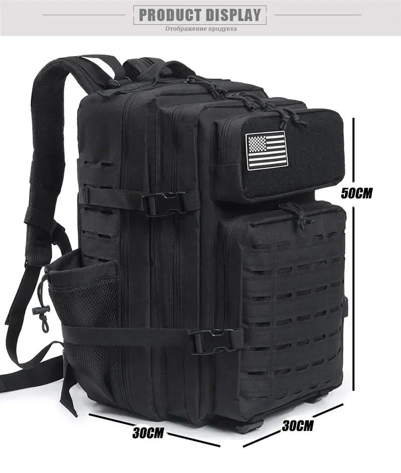25L/45L Men's and Women's Tactical Backpacks , Outdoor Activities, Small School Backpacks with Water Bottle Holder