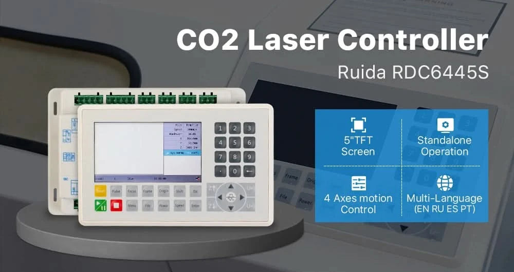 Ruida RDC6445 RDC6445G RDC6445S Controller for Co2 Laser Engraving Cutting Machine Upgrade RDC6442 RDC6442G