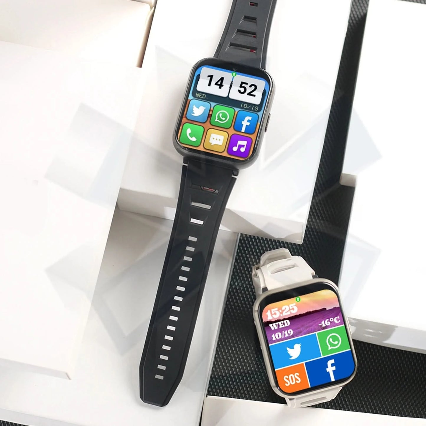 Q668 4G Smartwatch 2025 Watches 1.99 Inch Men Gift With SIM Wifi Android IOS Waterproof Outdoor GPS Smartwatch   For Xiaomi