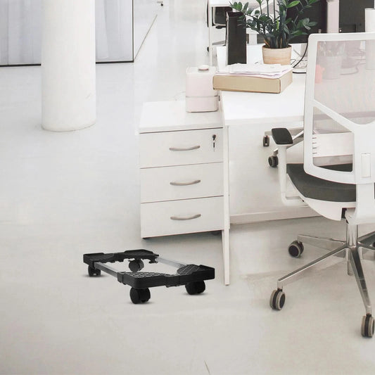 Pc Stand for Desktop Tower Computer with 4 Smooth Casters Movable Under Desk Floor Use Strong Stable Structure Polished Edges