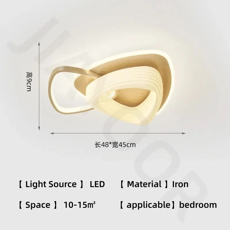 Bedroom light creamy style warm romantic children's room full spectrum eye protection designer's creative flower ceiling light