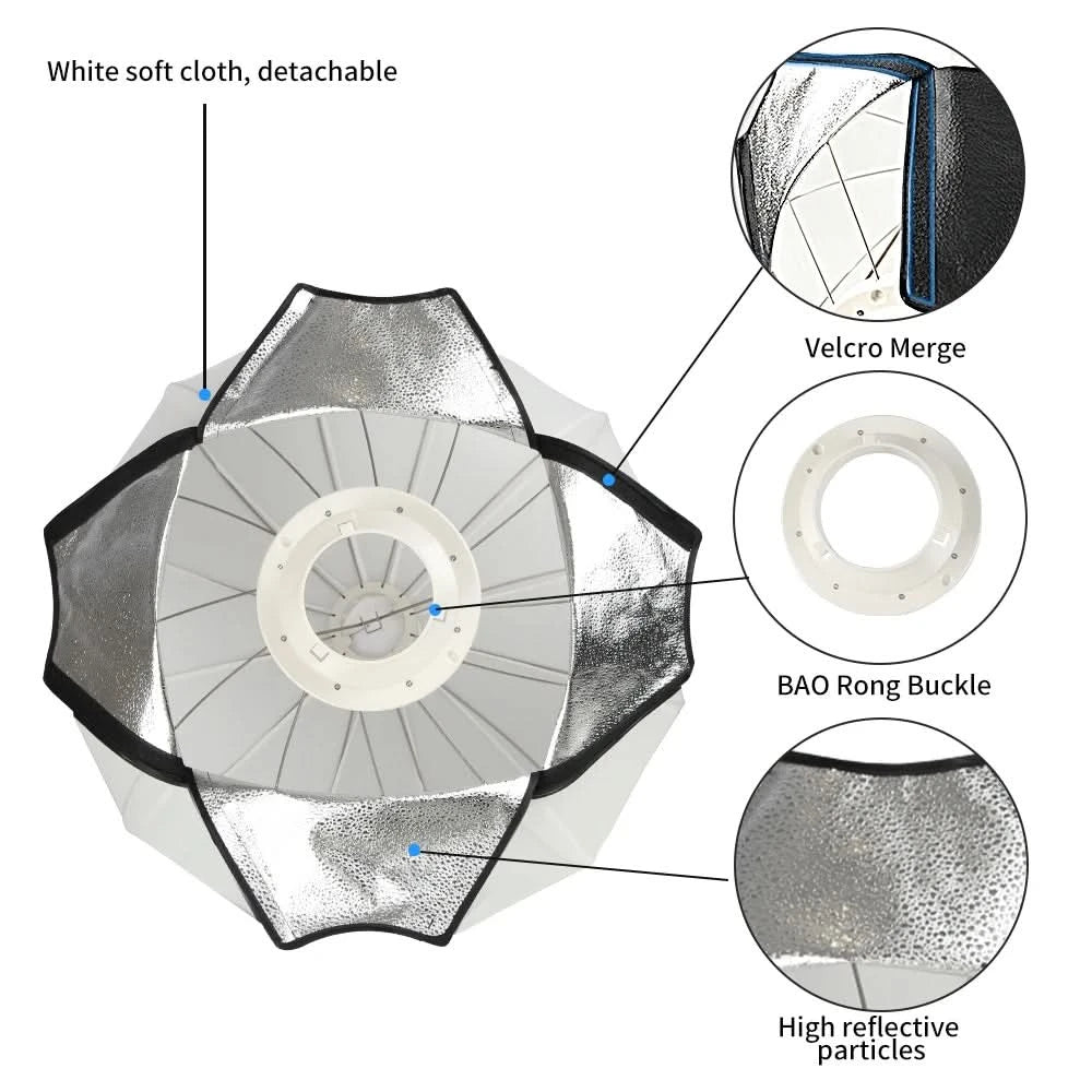 135W Photography LED Video Light  Daylight-Balanced Sun Lamp for Portrait Flash Studio Accessories Youtube Live