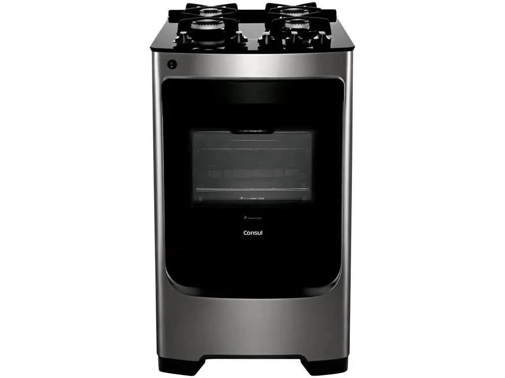 4 Stove Consul Inox Glass Table CFO4VARUNA - Bivolt