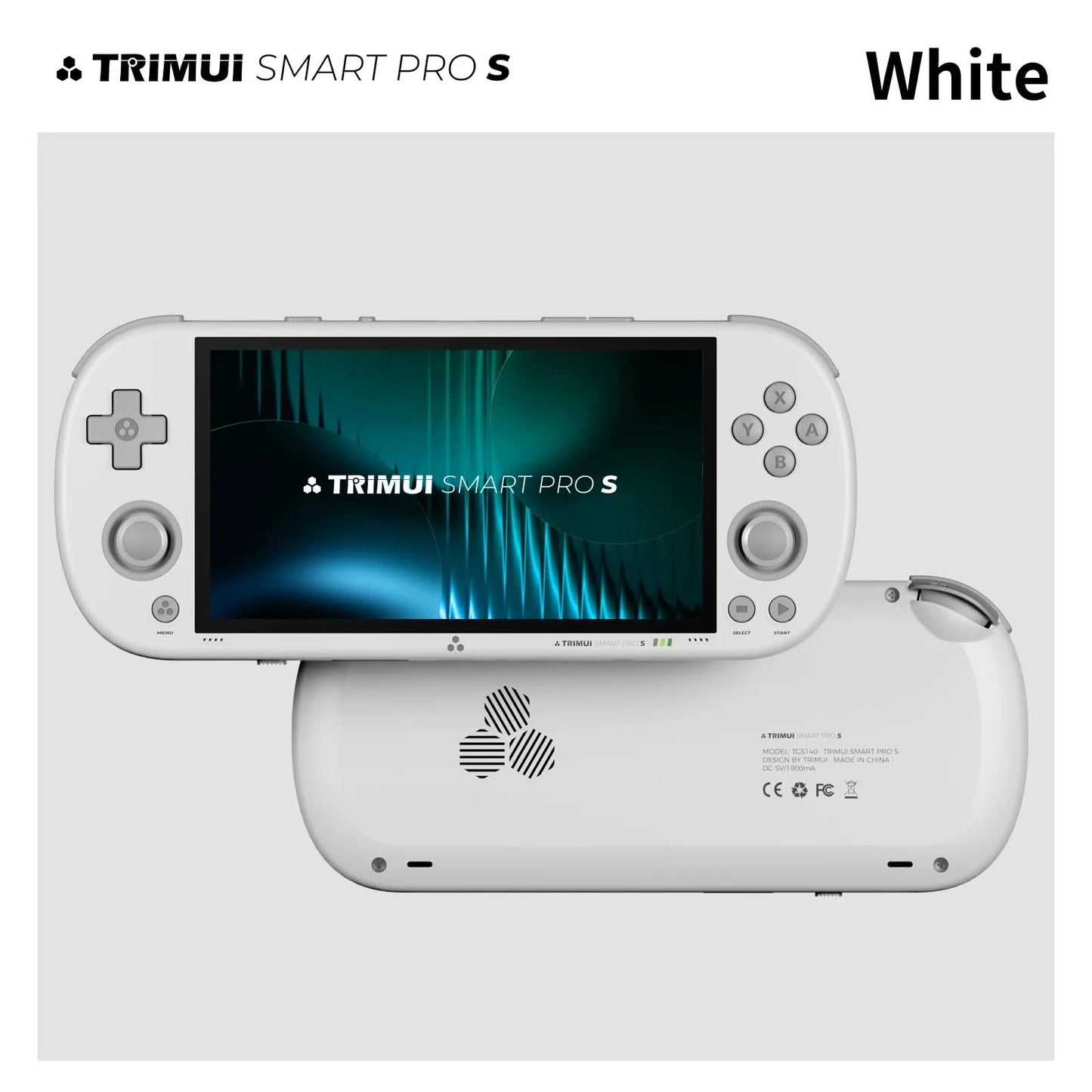 Trimui Smart Pro S Handheld Game Console 4.96'' IPS Screen Linux System Joystick RGB Lighting Retro Video Game Smartpros Gifts