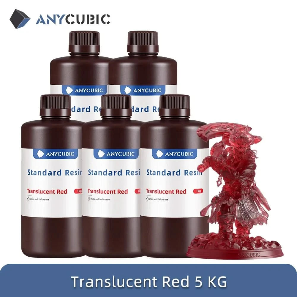 ANYCUBIC Standard Resin 3D Printer High Precision 405nm UV Curing Resin LCD 3D Printing UV Resin Materials For Photon Mono