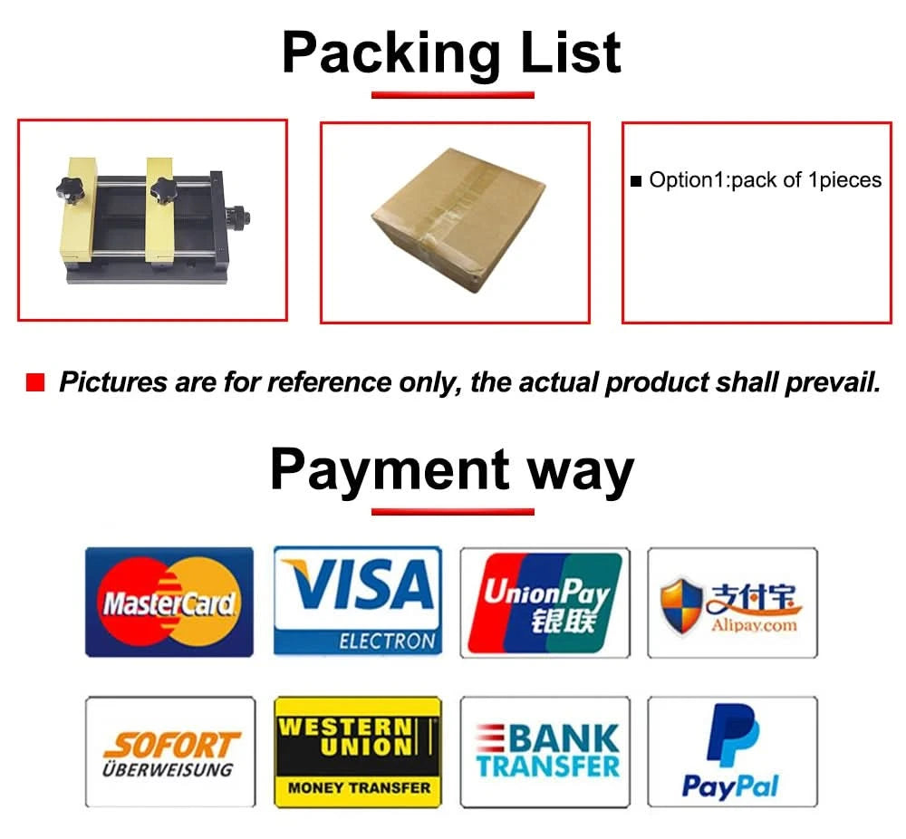 Hunst Laser Marking Machine Metal Sheet Holder Attachment Fixed Bracket Metal Fixture for Fiber Laser Machine Cutting Tools